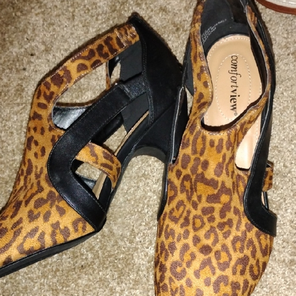 Leopard Print Heels